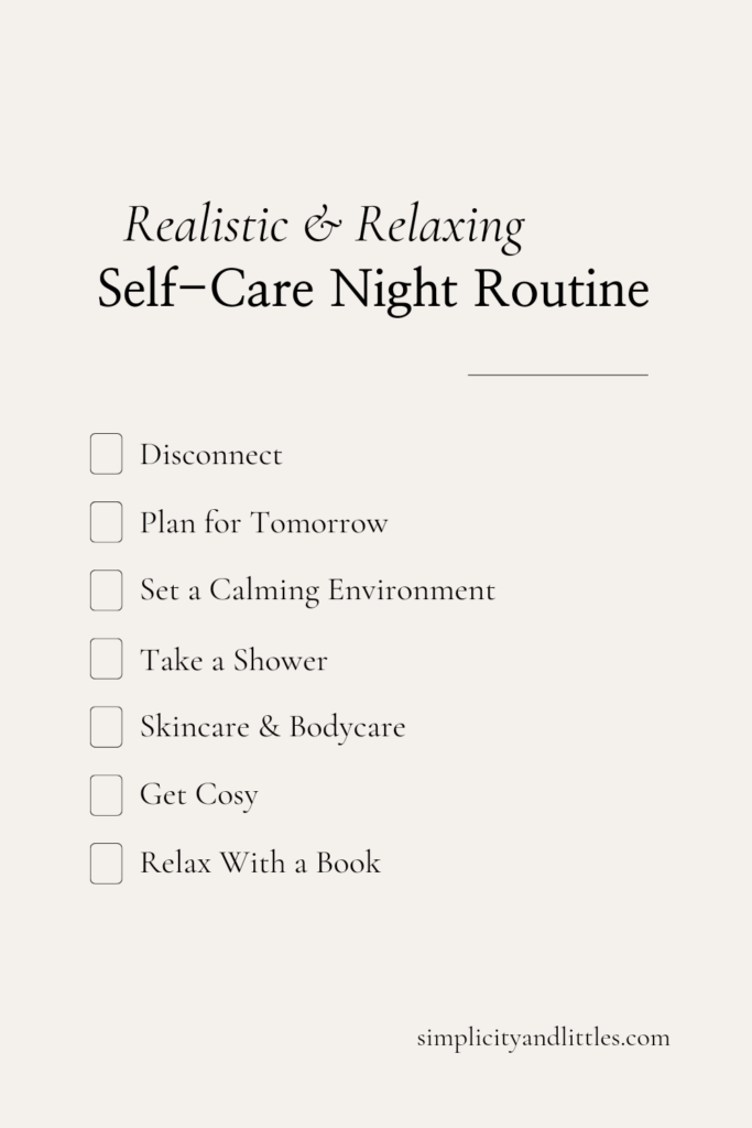 Self-Care checklist